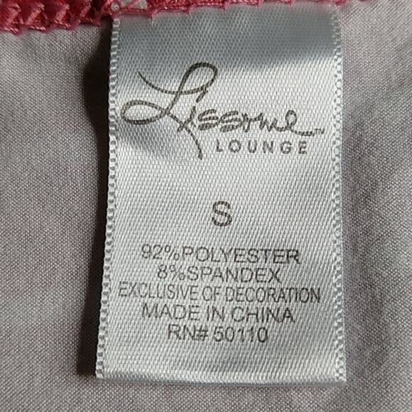 Lissome Lounge Striped Peplum Waist Top - Picture 7 of 8